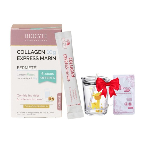 Biocyte collagen express marin tratamiento anti-edad pack 10un