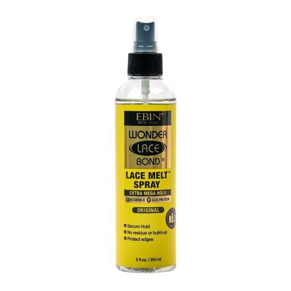 Ebin new york lace bond lace melt spray fijador extra megafuerte 250ml vaporizador